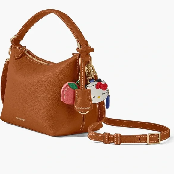 MAISON de SABRÉ small leather soft hobo - Picture 4 of 16